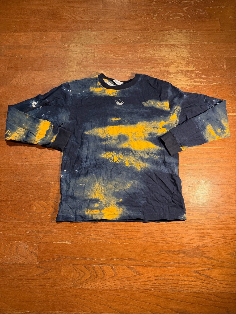 Adidas Bleach Style Acid Wash Long Sleeve